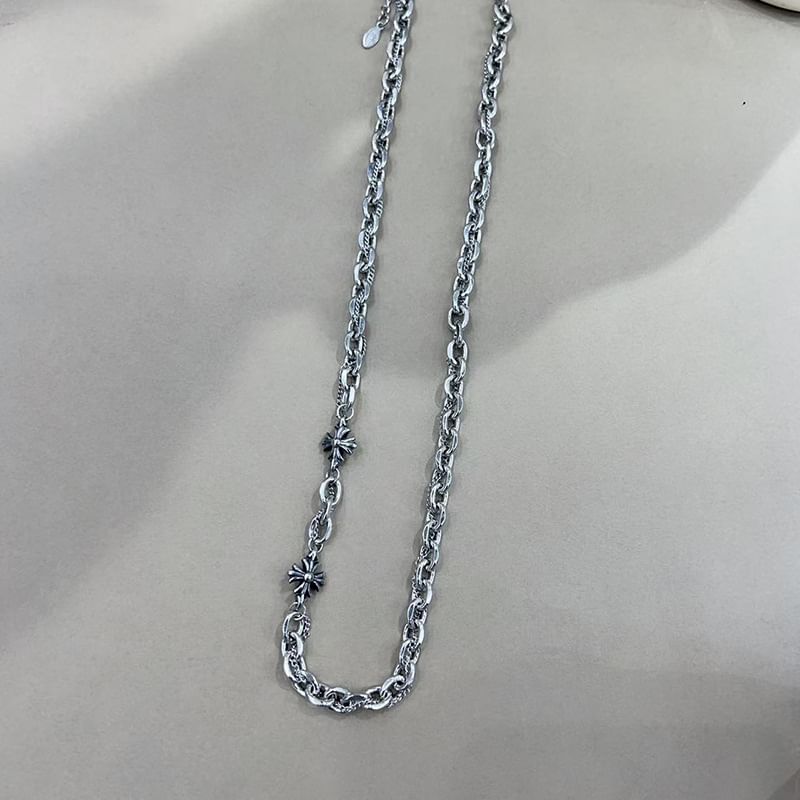 Silver Tone Chain Necklace