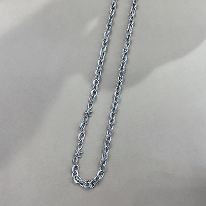 Silver Tone Chain Necklace