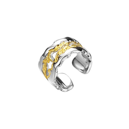 Sterling Silver Cutout Ear Cuff / Set