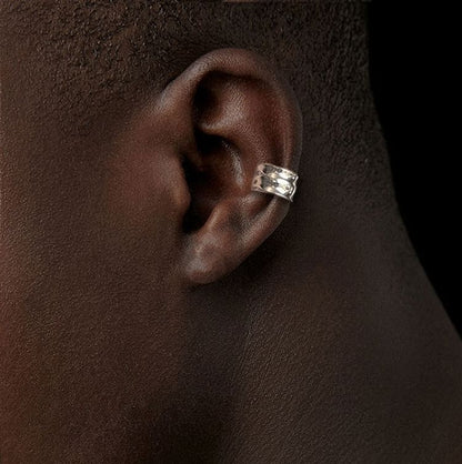 Sterling Silver Shiny Ear Cuff / Set