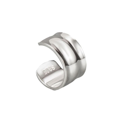 Sterling Silver Shiny Ear Cuff / Set