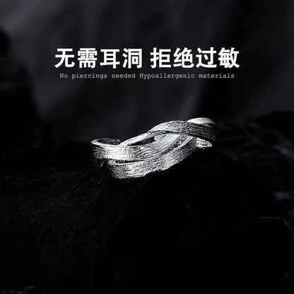 Sterling Silver Layered Ear Cuff / Set