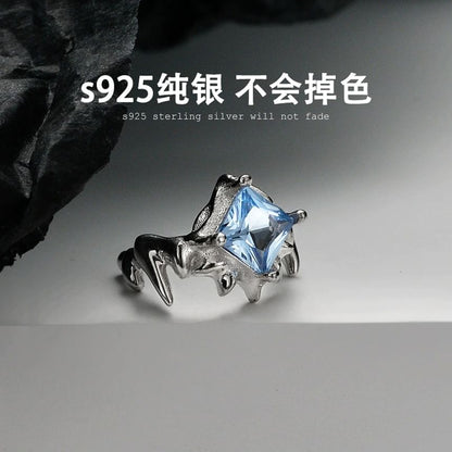 Sterling Silver Rhinestone Ear Cuff / Set