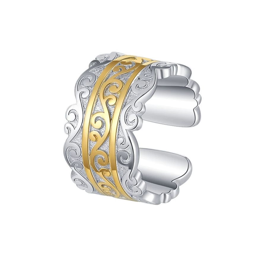Sterling Silver Engraved Ear Cuff / Set
