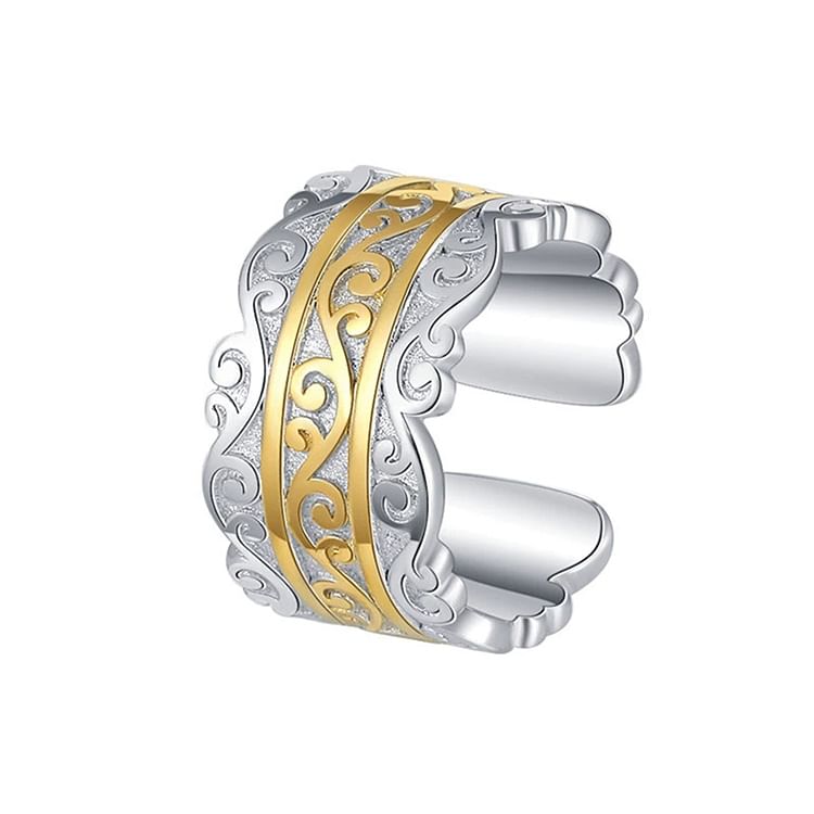 Sterling Silver Engraved Ear Cuff / Set