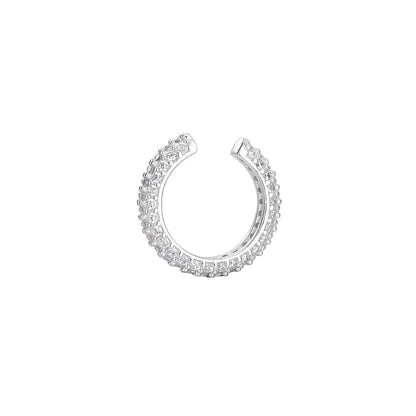 Sterling Silver Rhinestone Ear Cuff / Set