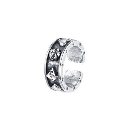 Sterling Silver Poker Ear Cuff / Set