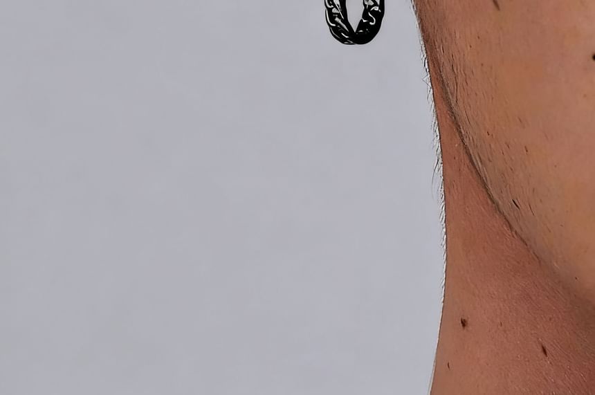 Sterling Silver Chain Huggie Earring / Set