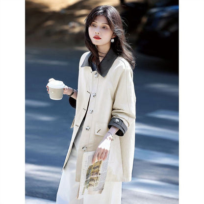 Collared Button-Up Shirt Jacket
