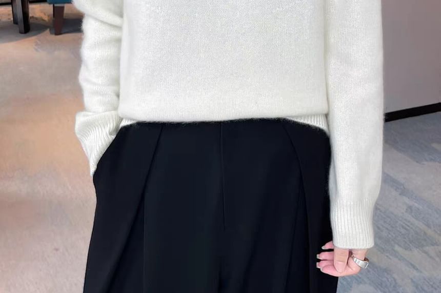 Jacquard Sweater with Crewneck