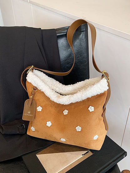 Fleece Lined Shoulder Bag