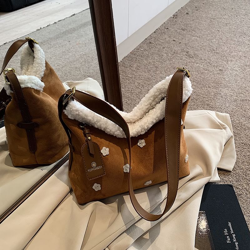 Fleece Lined Shoulder Bag