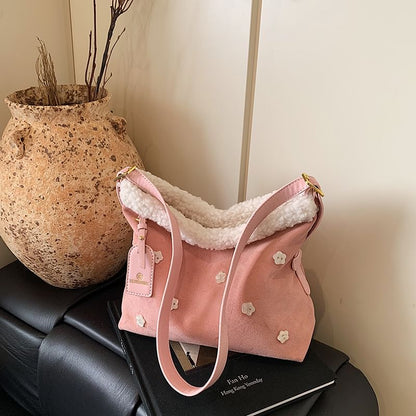 Fleece Lined Shoulder Bag