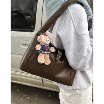Buckled Shoulder Bag