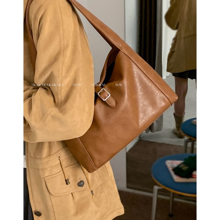 Buckled Shoulder Bag