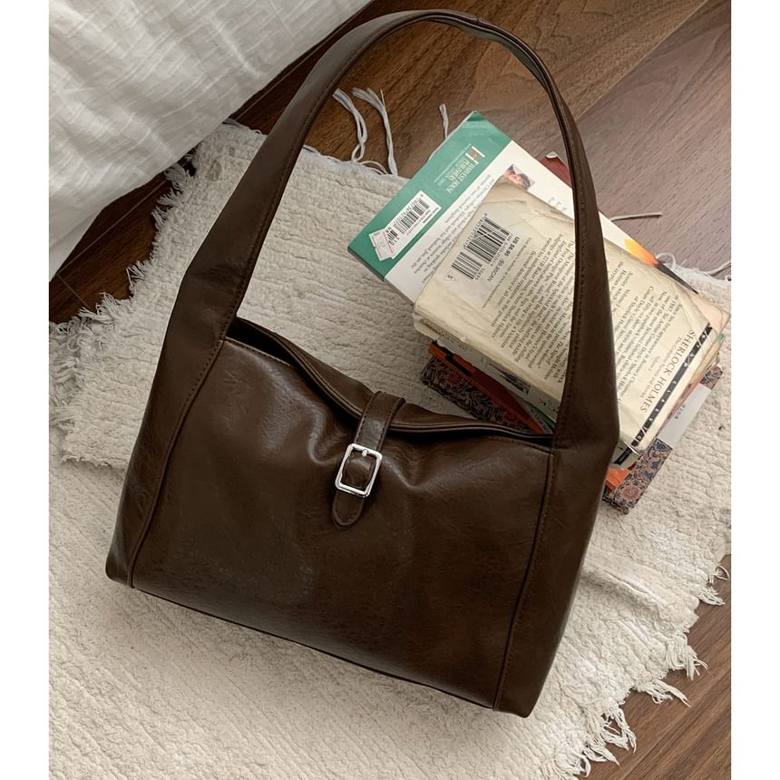Buckled Shoulder Bag