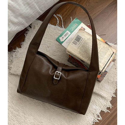Buckled Shoulder Bag