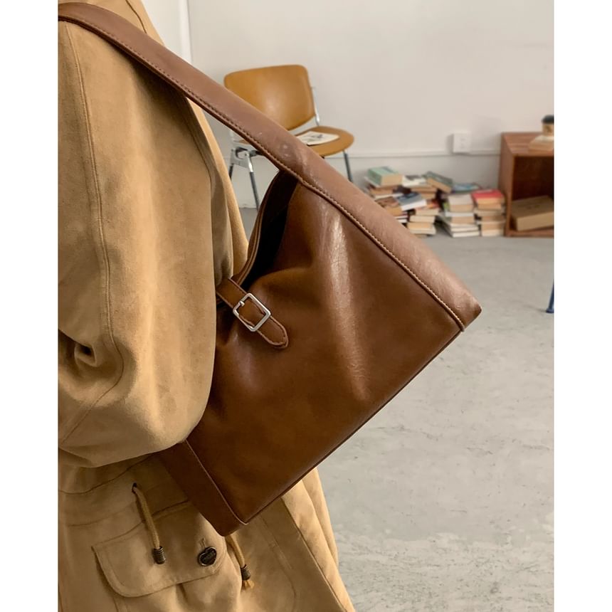 Buckled Shoulder Bag