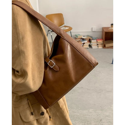 Buckled Shoulder Bag