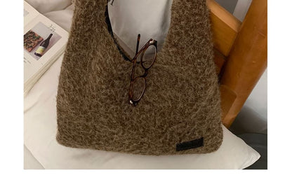 Plain Felt Shoulder Bag