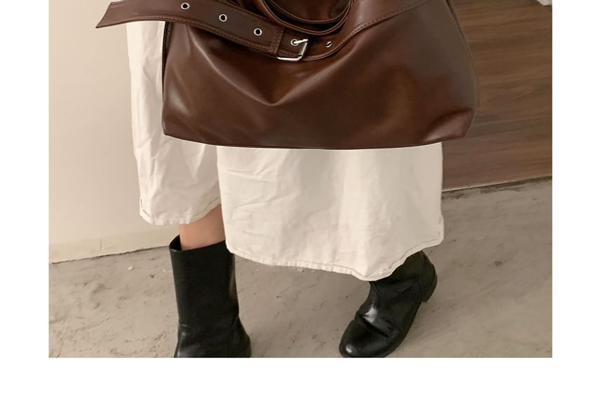 Belted Crossbody Shoulder Bag