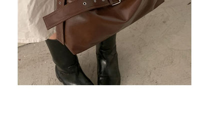 Belted Crossbody Shoulder Bag