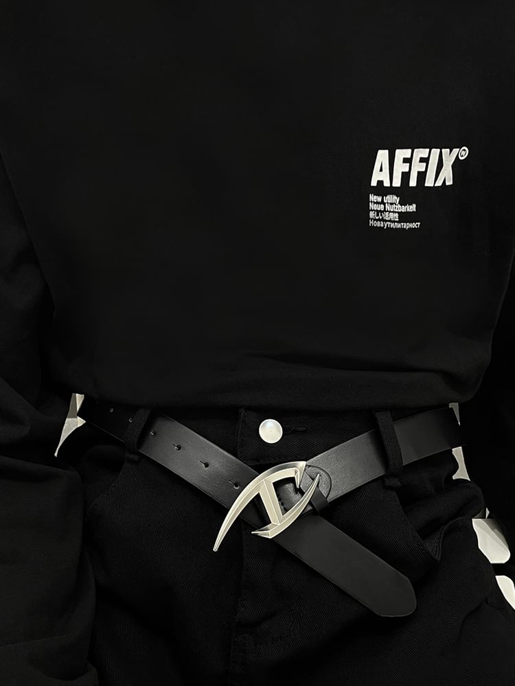 Faux Leather Belt