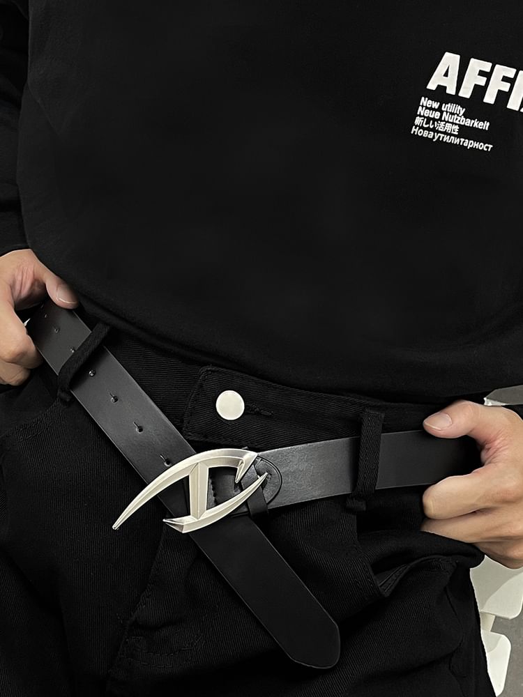 Faux Leather Belt