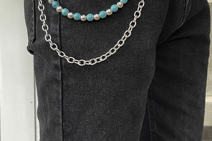 Beaded Layered Pants Chain