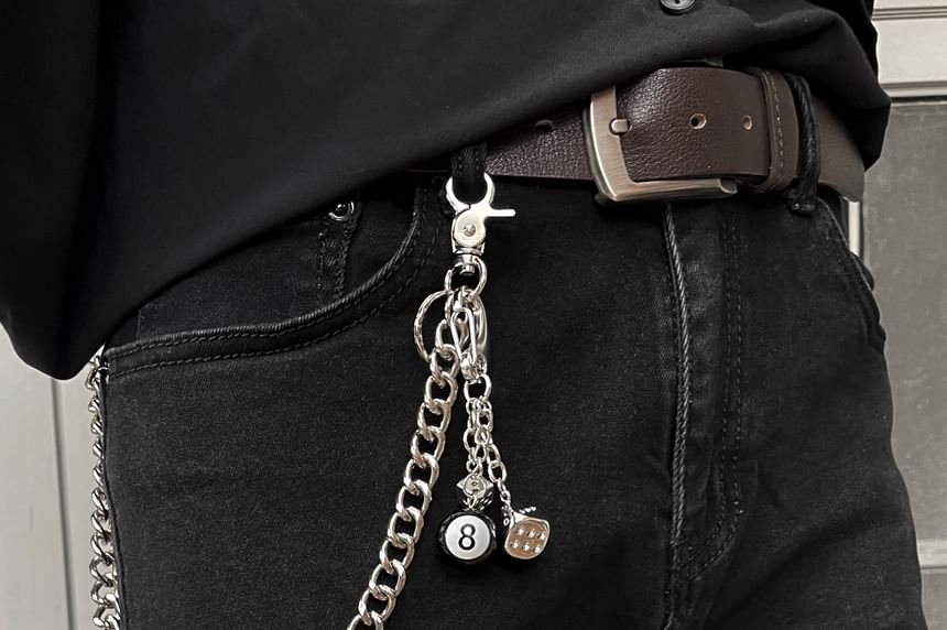 Dice Snooker Ball Pants Chain
