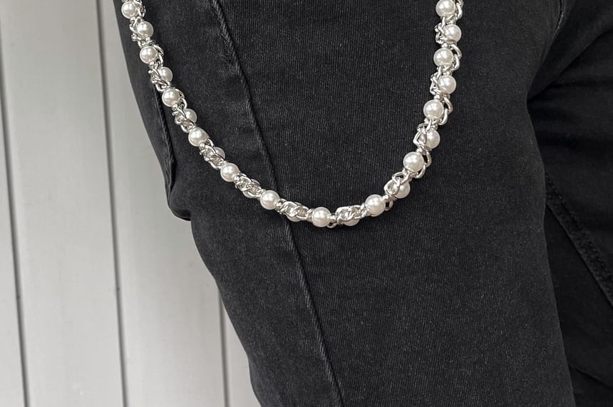 Faux Pearl Pants Chain