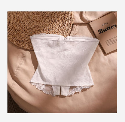 Plain Lace Corset Top - Elegant Fit