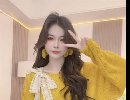 Cold Shoulder Lace Panel Sweater - Cozy Style