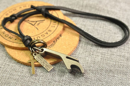 Genuine Leather Can Opener