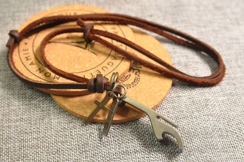 Genuine Leather Can Opener