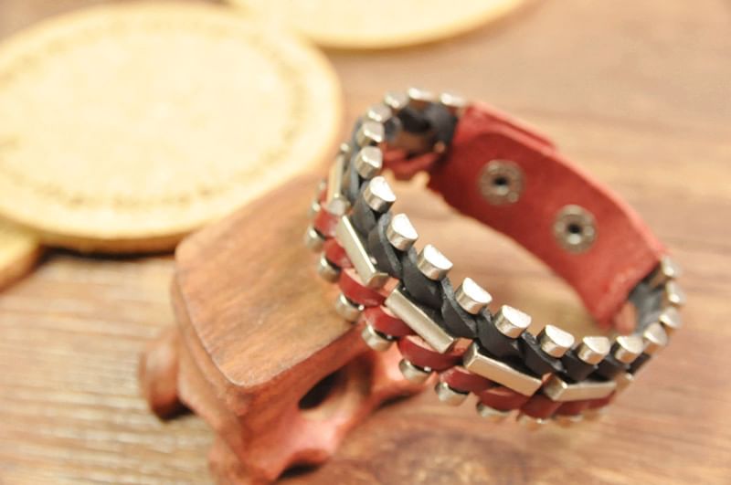 Genuine Leather Braided Bracelet