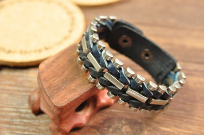 Genuine Leather Braided Bracelet
