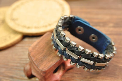 Genuine Leather Braided Bracelet