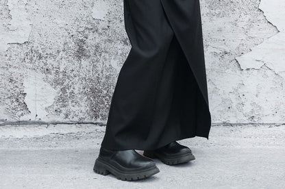 High Rise Wrap Skirt with Slit - Maxi