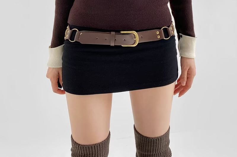 Collared Mock Neck Long Sleeve Knit Top