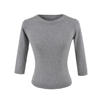 3/4 Sleeve Crewneck Knit Top & Mini Skirt