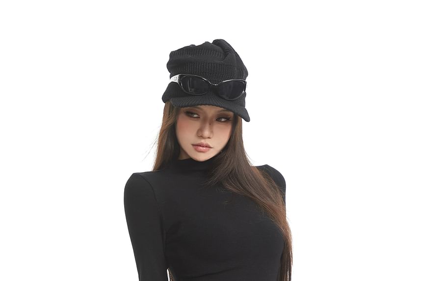 High Neck Tee with Long Sleeves