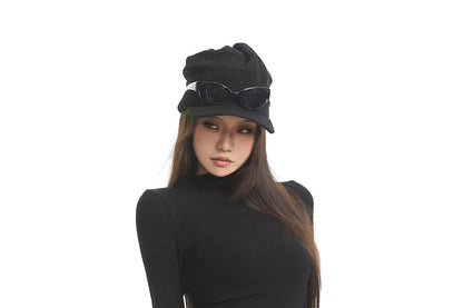 High Neck Tee with Long Sleeves