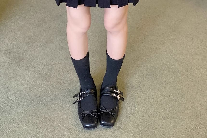 Knitted High-Waist Pleated A-Line Mini Skirt