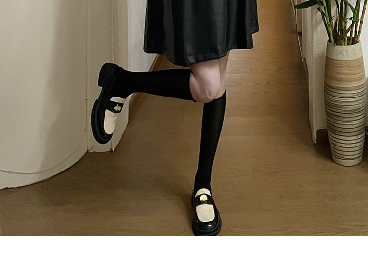 Maternity Turtleneck Knit Top with Long Sleeves