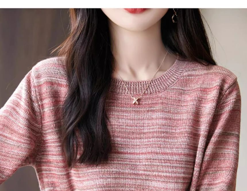 Striped Crew Neck Sweater