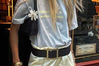 Lace Panel Satin High Waist Mini Skirt