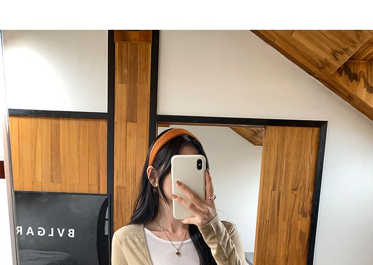 Crew Neck Mock Two-Piece Slim Fit Long Sleeve Tee
