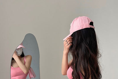 Spaghetti Strap Plain Mini Bodycon Dress