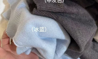 Mock Neck Knit Top Long Sleeve